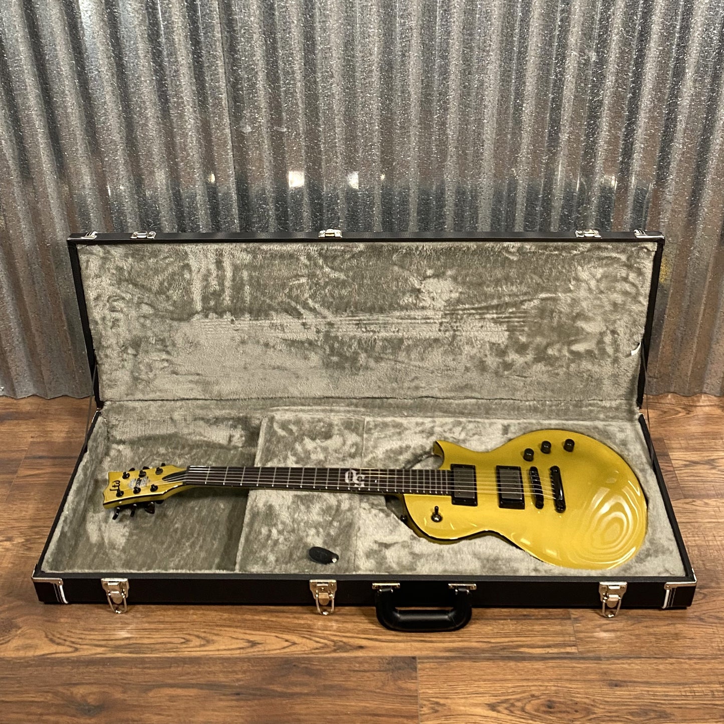 ESP LTD EC-2025 50th Anniversary Metallic Gold Guitar & Case LEC2025MGO #5063