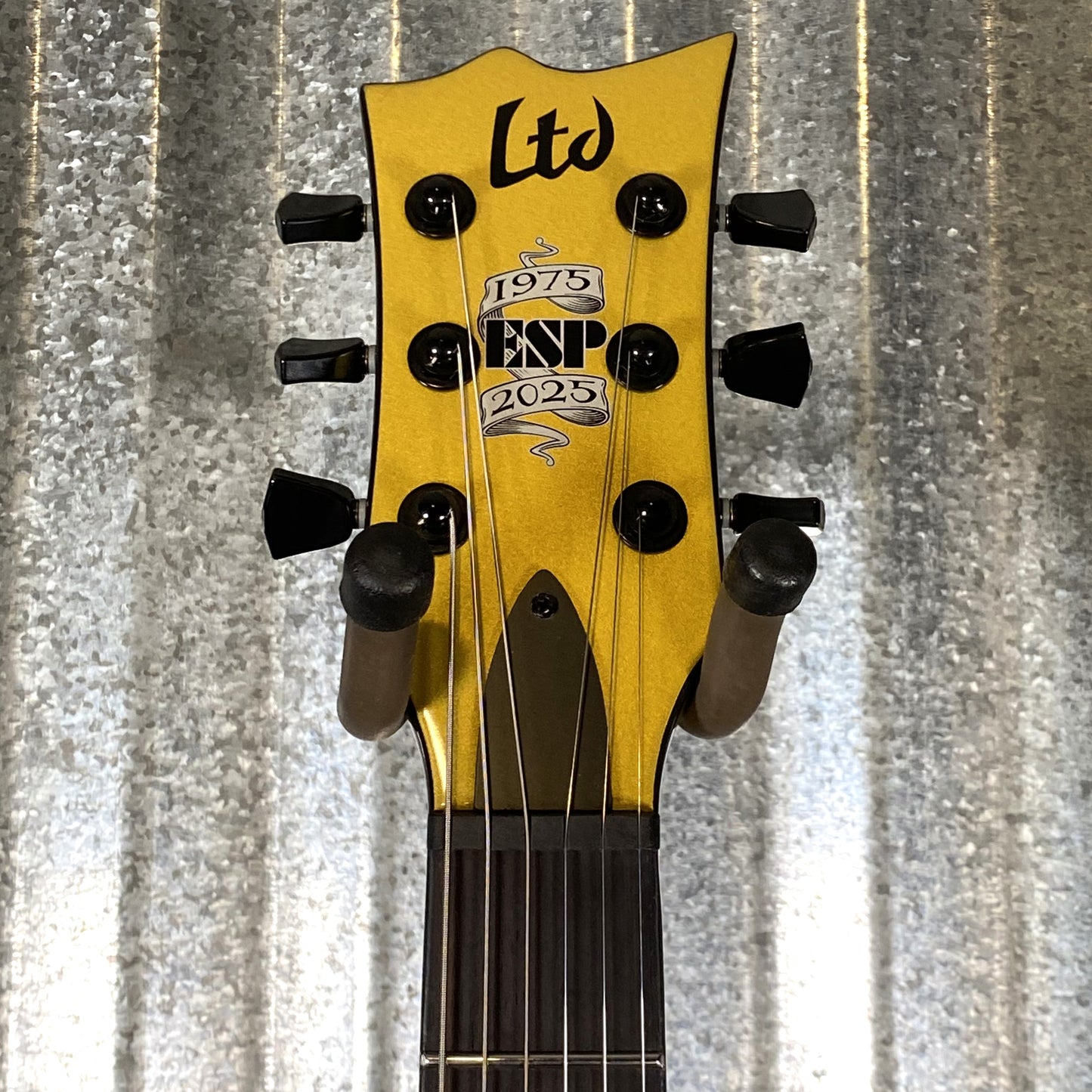 ESP LTD EC-2025 50th Anniversary Metallic Gold Guitar & Case LEC2025MGO #5063
