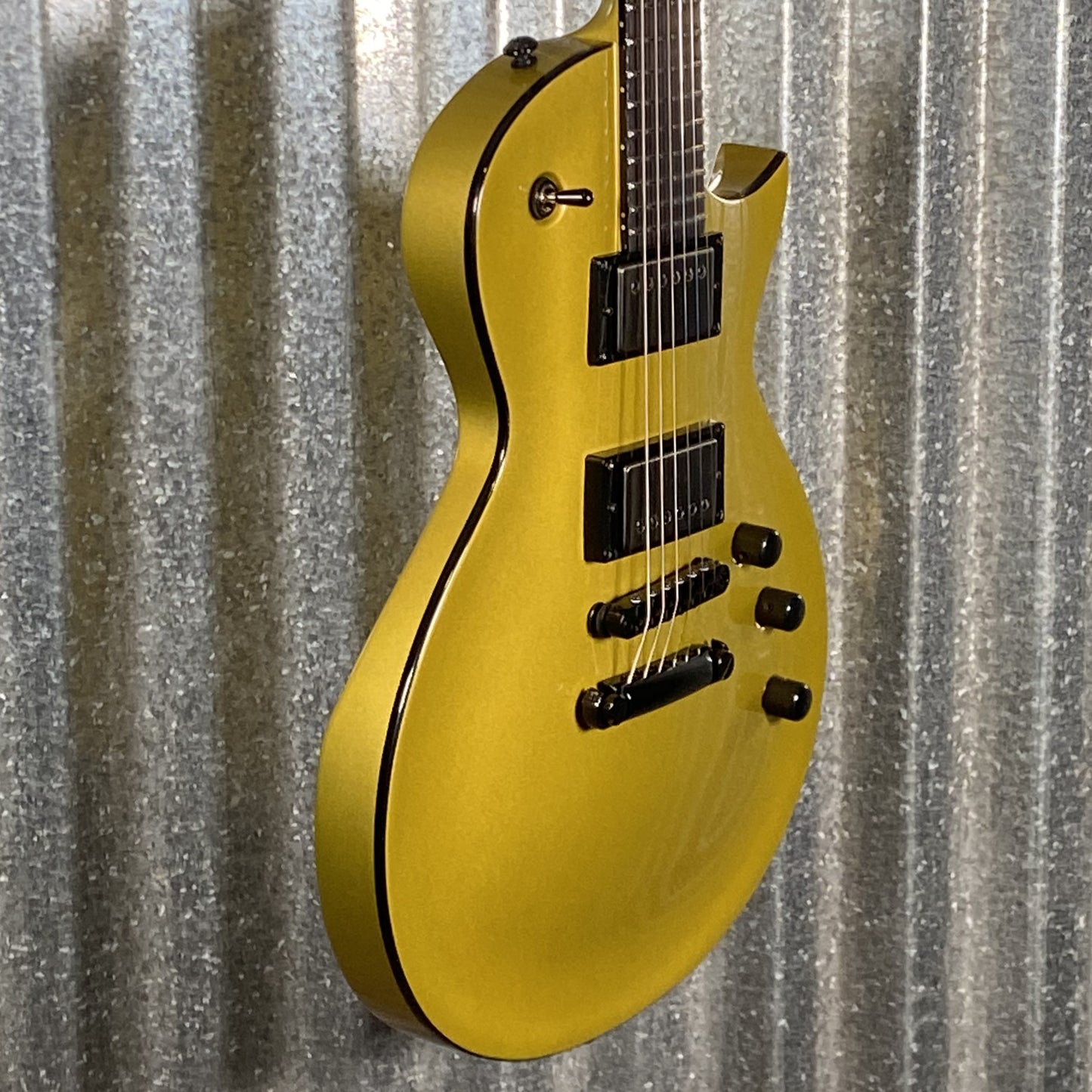 ESP LTD EC-2025 50th Anniversary Metallic Gold Guitar & Case LEC2025MGO #5063