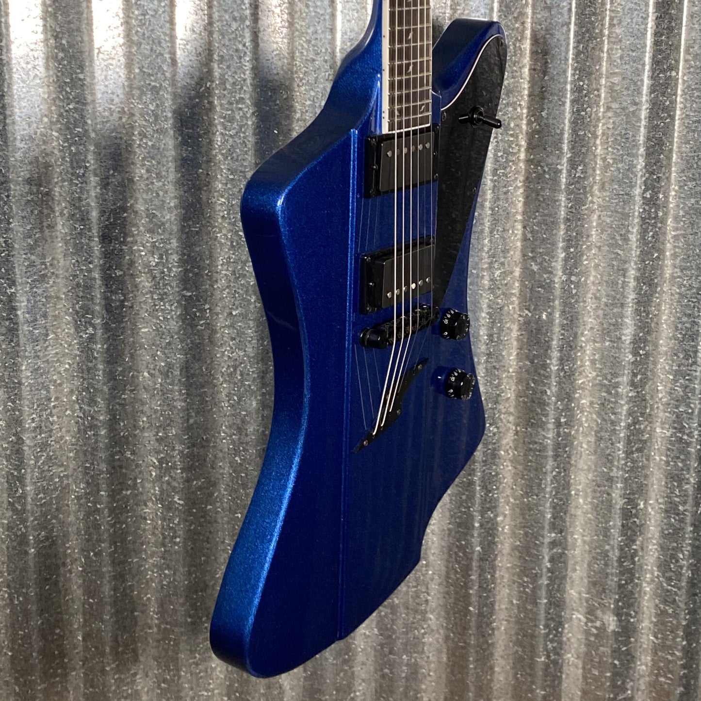 Westcreek Guitars Mirage T Bird Style Dual Humbucker Guitar Blue #0011 Used