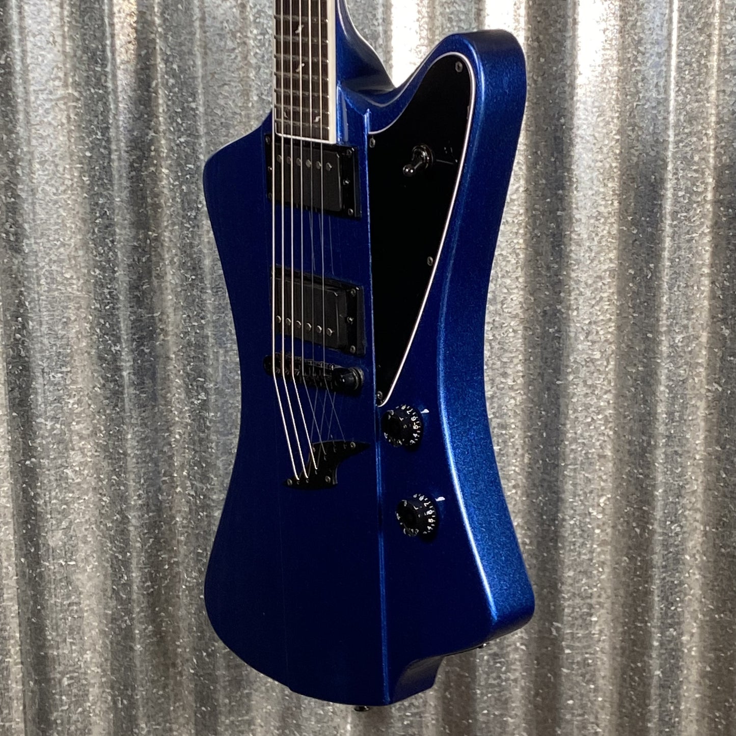 Westcreek Guitars Mirage T Bird Style Dual Humbucker Guitar Blue #0011 Used