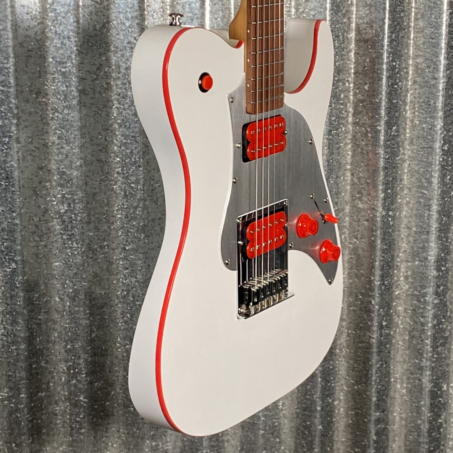 Westcreek Guitars TT-50KS T Style Dual Humbucker Guitar White #0035 Used