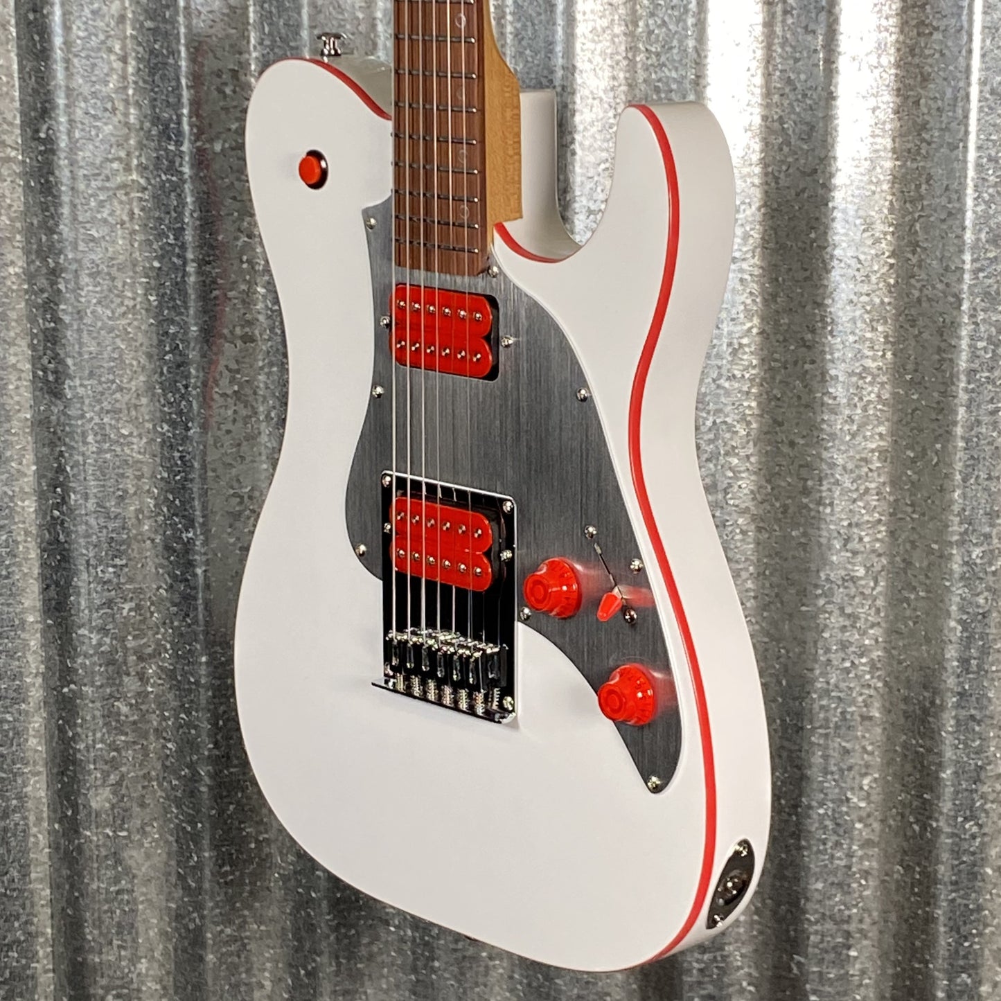 Westcreek Guitars TT-50KS T Style Dual Humbucker Guitar White #0035 Used