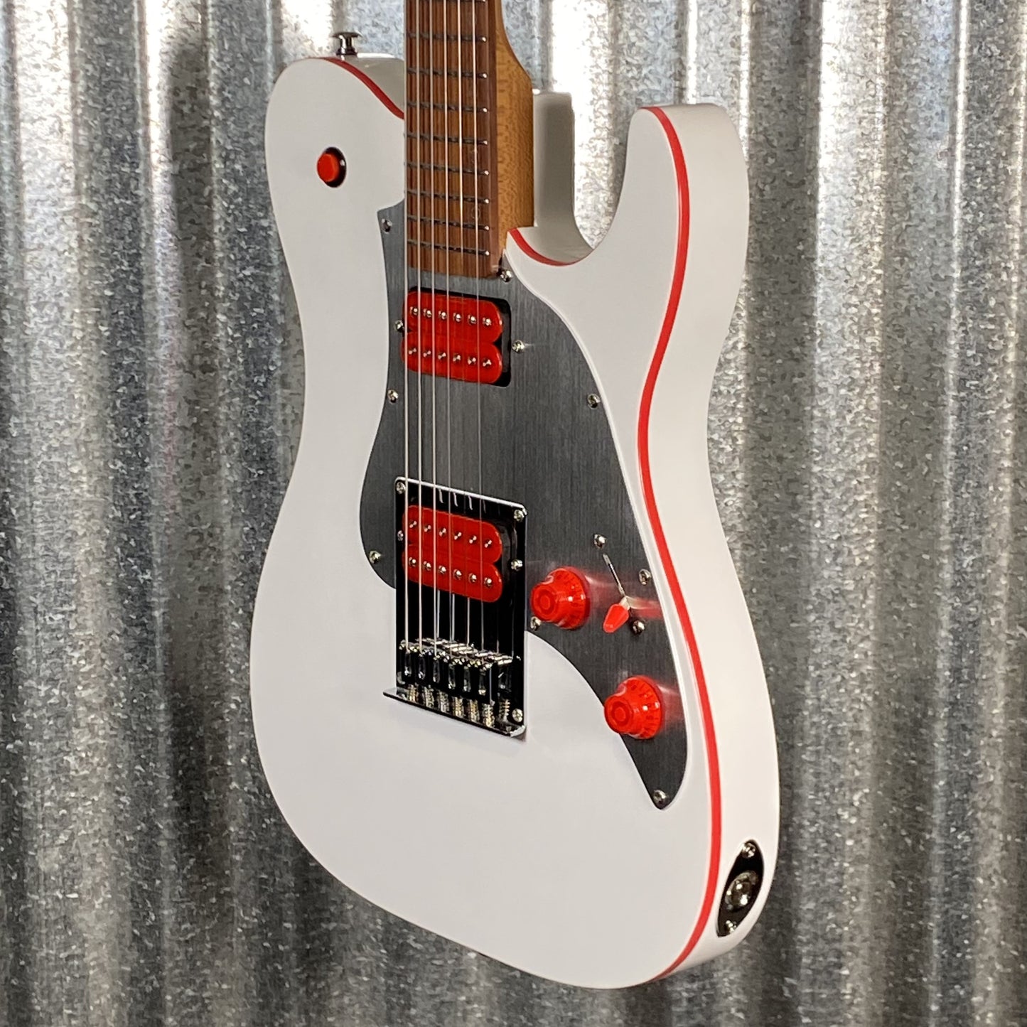 Westcreek Guitars TT-50KS T Style Dual Humbucker Guitar White #0096 Used