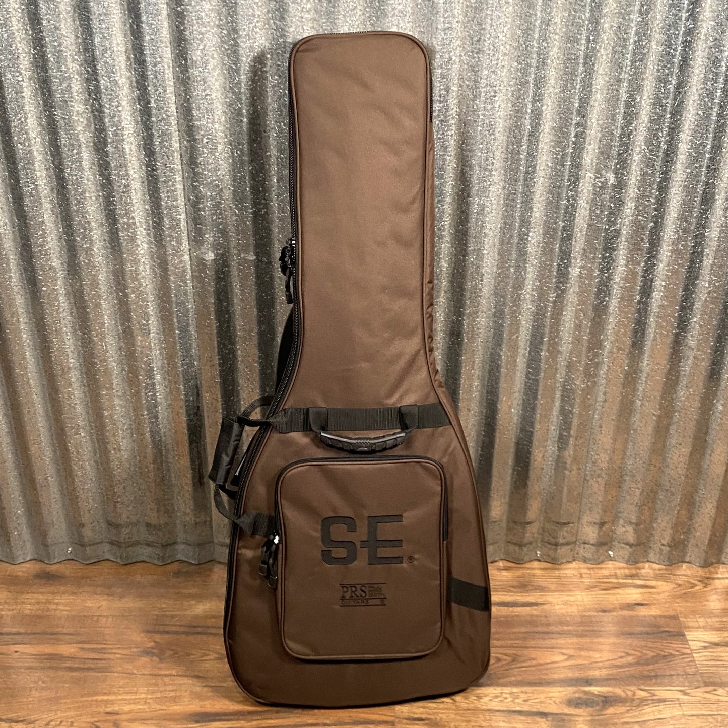 PRS Paul Reed Smith SE Exotic Custom 24-08 Poplar Burl Lake Blue Midnight Burst Guitar & Bag #4221