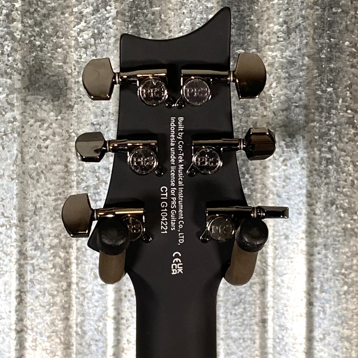 PRS Paul Reed Smith SE Exotic Custom 24-08 Poplar Burl Lake Blue Midnight Burst Guitar & Bag #4221