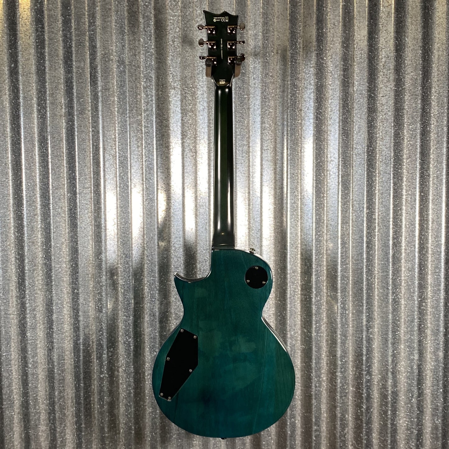 ESP LTD EC-401WMV See Though Aqua Quilt Top DiMarzio PAF Pickups Guitar #0957 Used