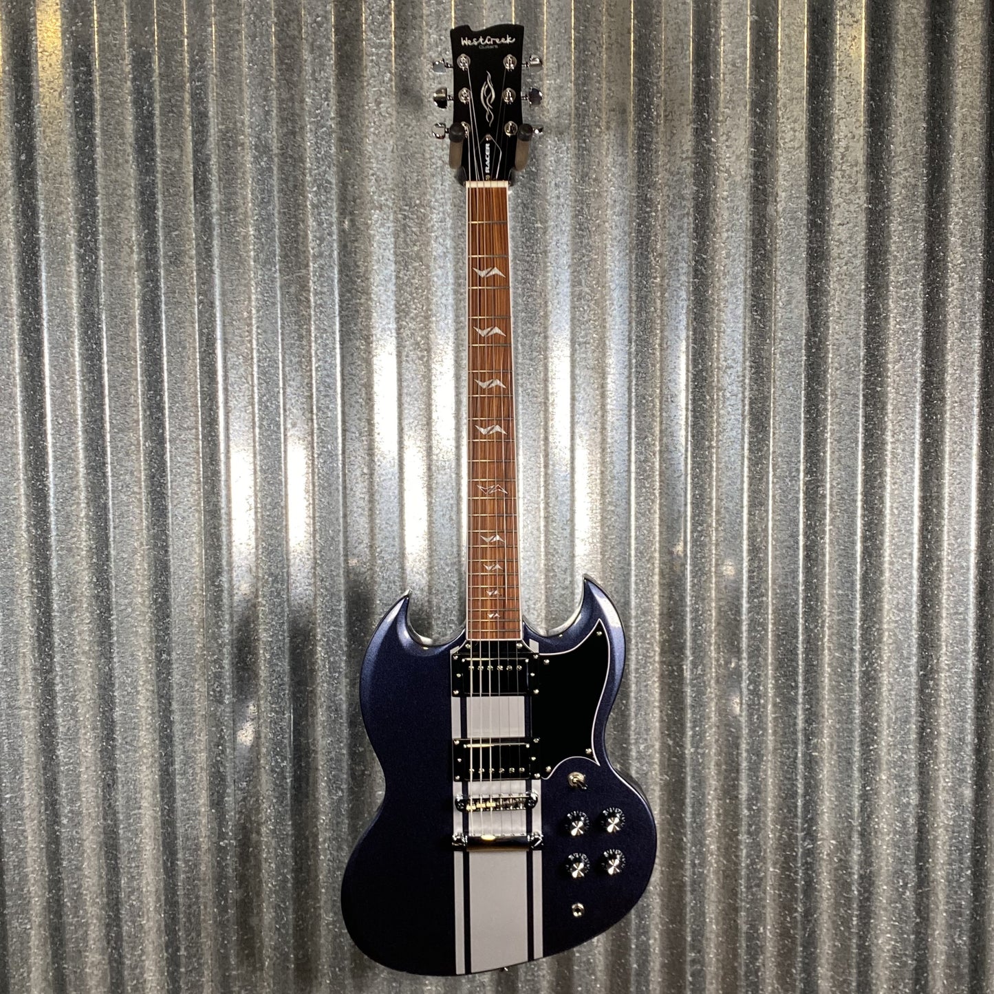 Westcreek Guitars Racer SG Offset Style Black #0366 Used