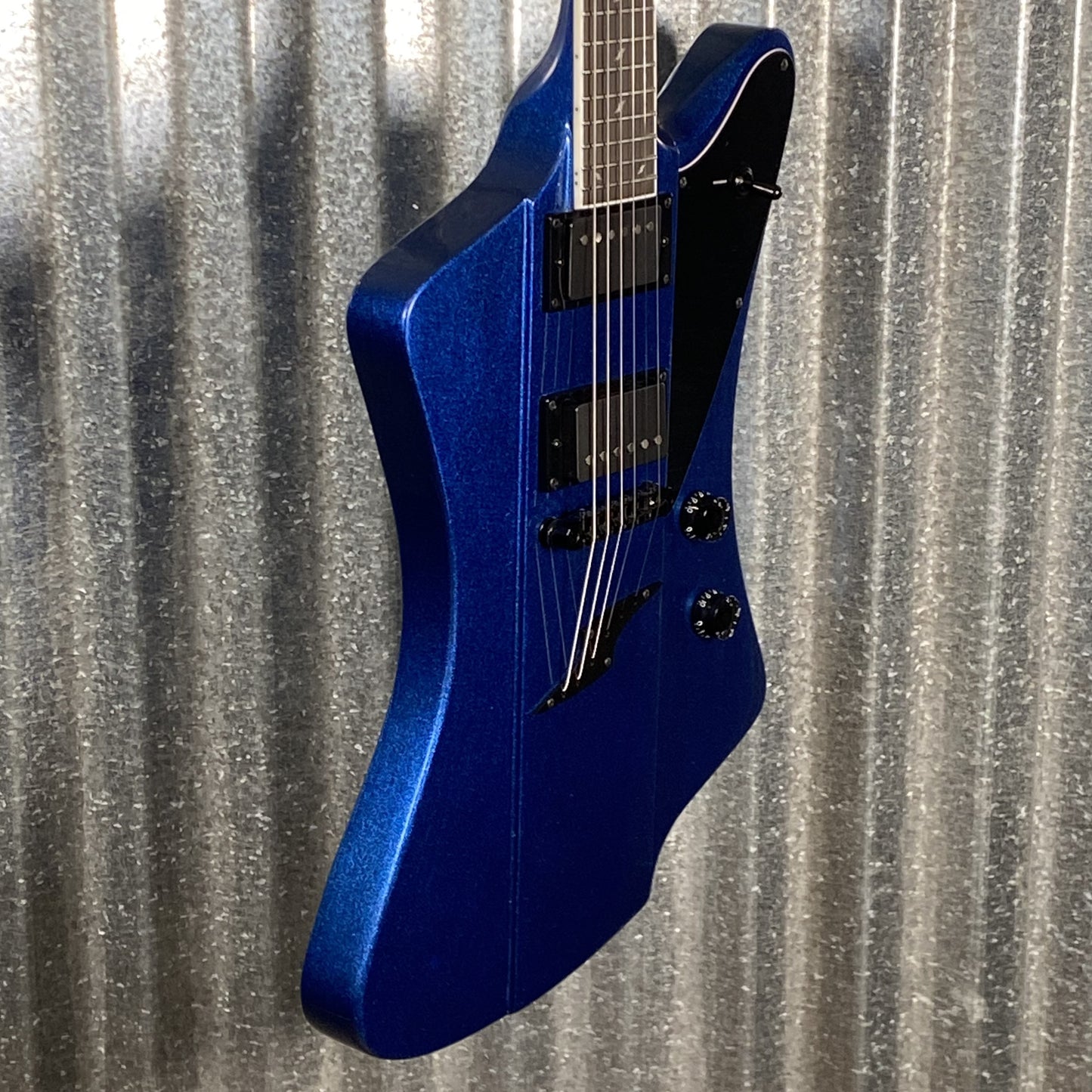 Westcreek Guitars Mirage T Bird Style Dual Humbucker Guitar Blue #0018 Used