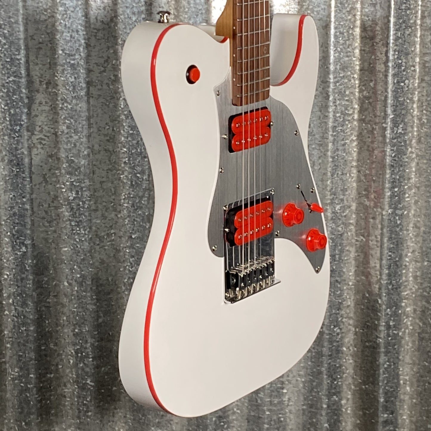 Westcreek Guitars TT-50KS T Style Dual Humbucker Guitar White #0037 Used