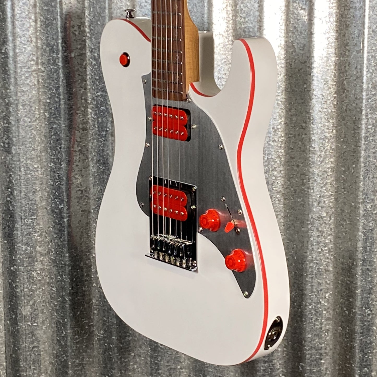 Westcreek Guitars TT-50KS T Style Dual Humbucker Guitar White #0037 Used