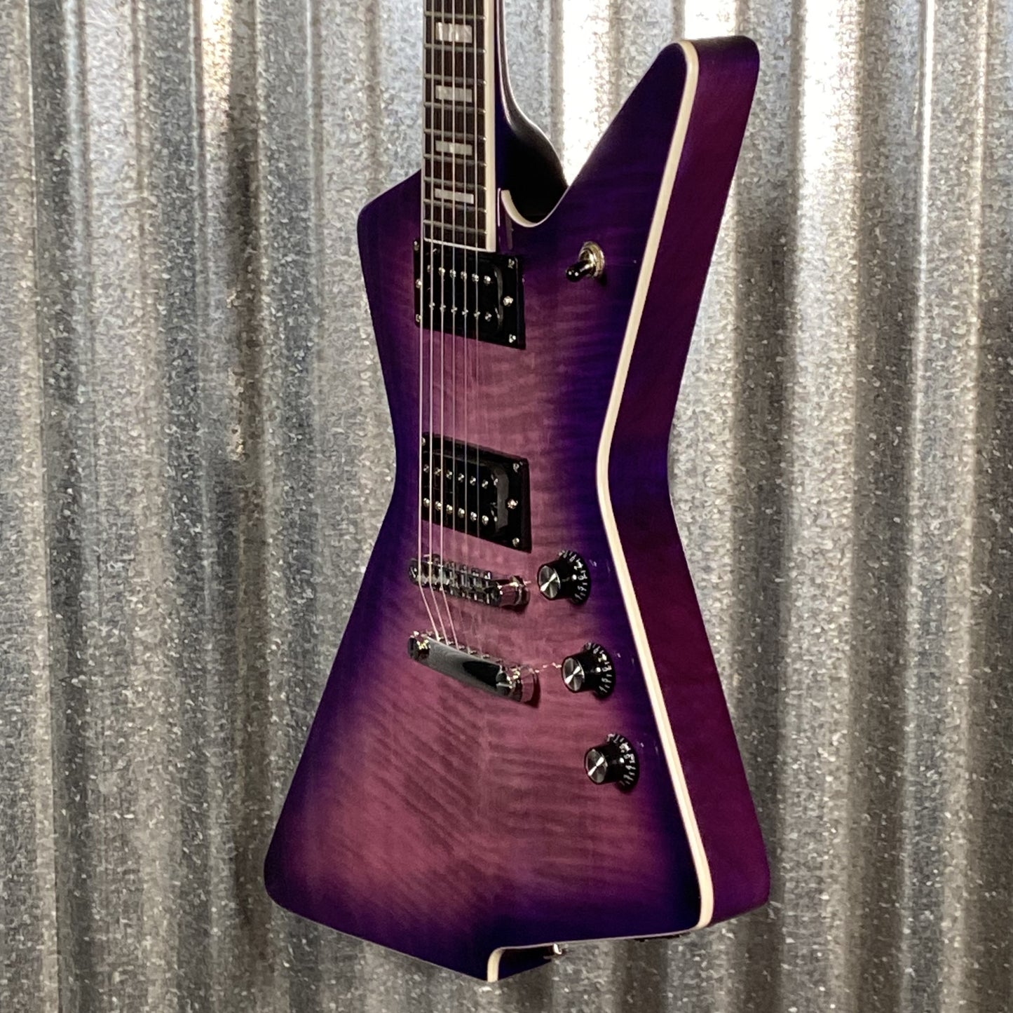 Westcreek Guitars Revenge Explorer Style Transparent Purple #0079 Used