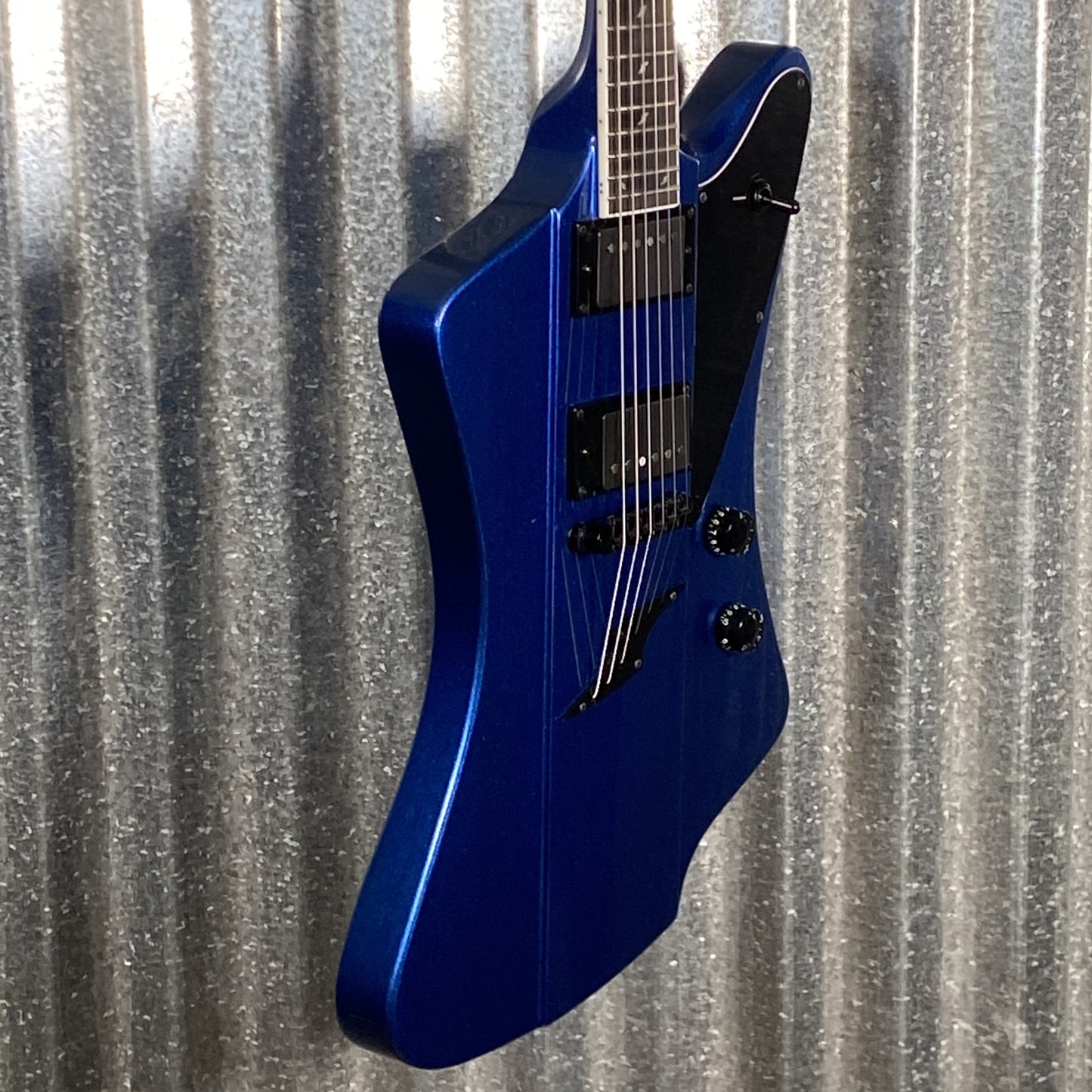 Westcreek Guitars Mirage T Bird Style Dual Humbucker Guitar Blue #0047 Used