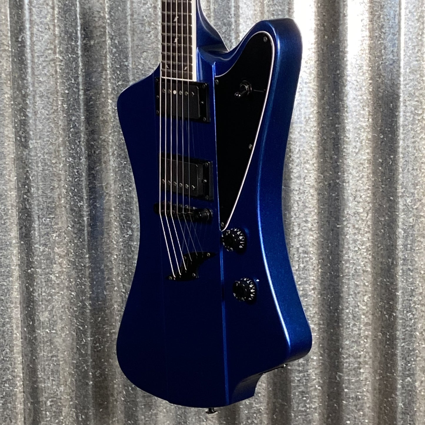 Westcreek Guitars Mirage T Bird Style Dual Humbucker Guitar Blue #0047 Used