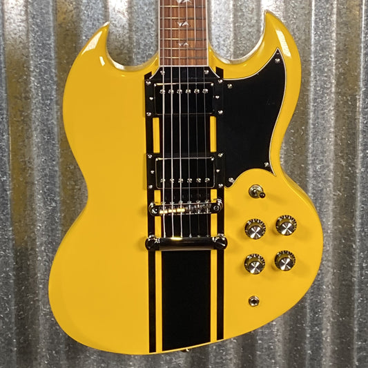 Westcreek Guitars Racer SG Offset Style Bumble-B Yellow #0131 Used