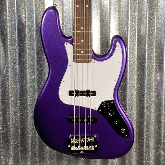 G&L USA JB 4 String Bass Royal Purple Metallic Empress & Bag #9150 Blem