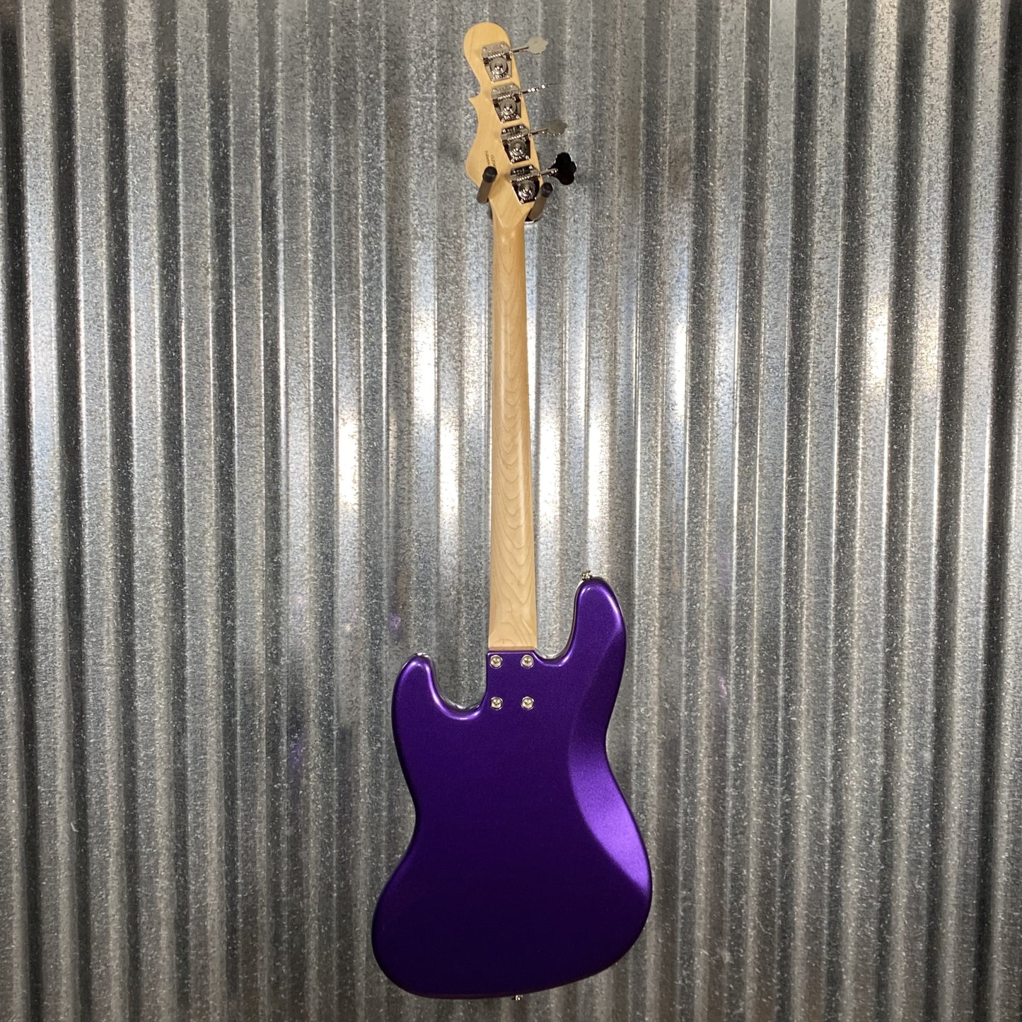 G&L USA JB 4 String Bass Royal Purple Metallic Empress & Bag #9150 Blem