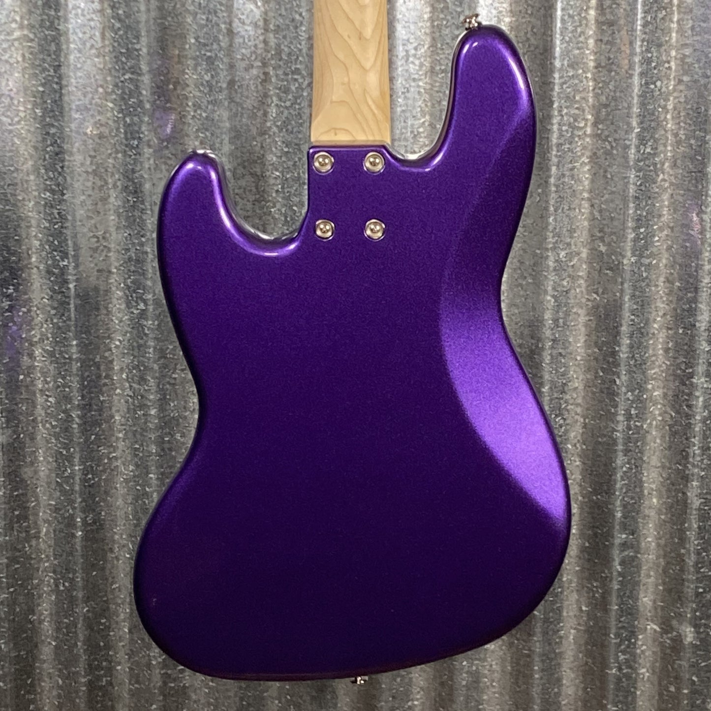 G&L USA JB 4 String Bass Royal Purple Metallic Empress & Bag #9150 Blem
