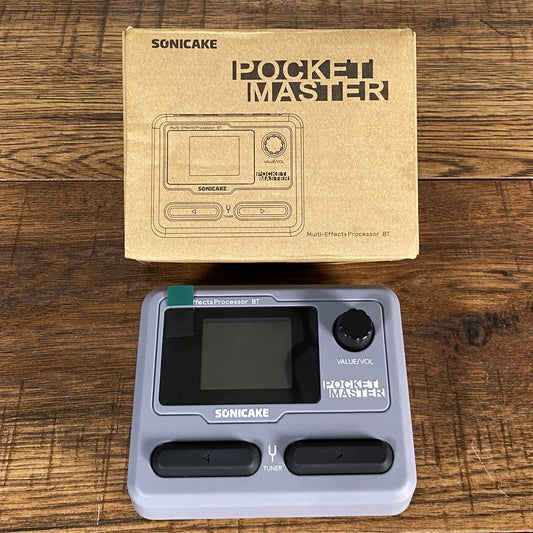 SONICAKE Pocket Master Mini Guitar Bass Multi Effect Pedal Used