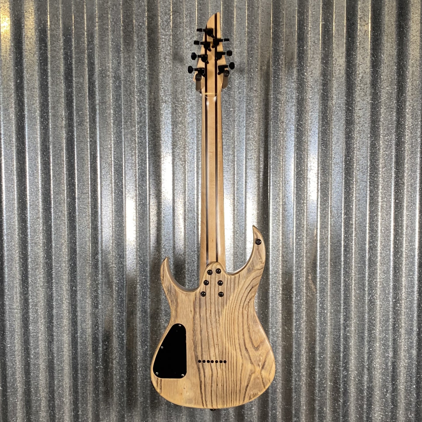 ST Guitars Metal 7 String Ash Natural Top Bolt On Hard Tail Guitar #1 Used