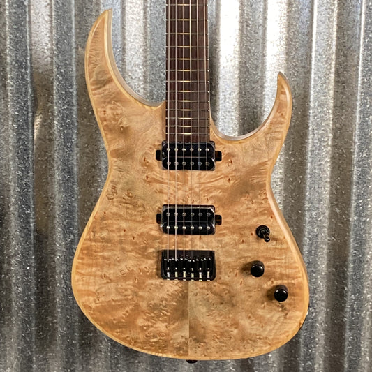 ST Guitars Metal 6 String Brown Figured Top Bolt On Hard Tail Guitar # 1 Used