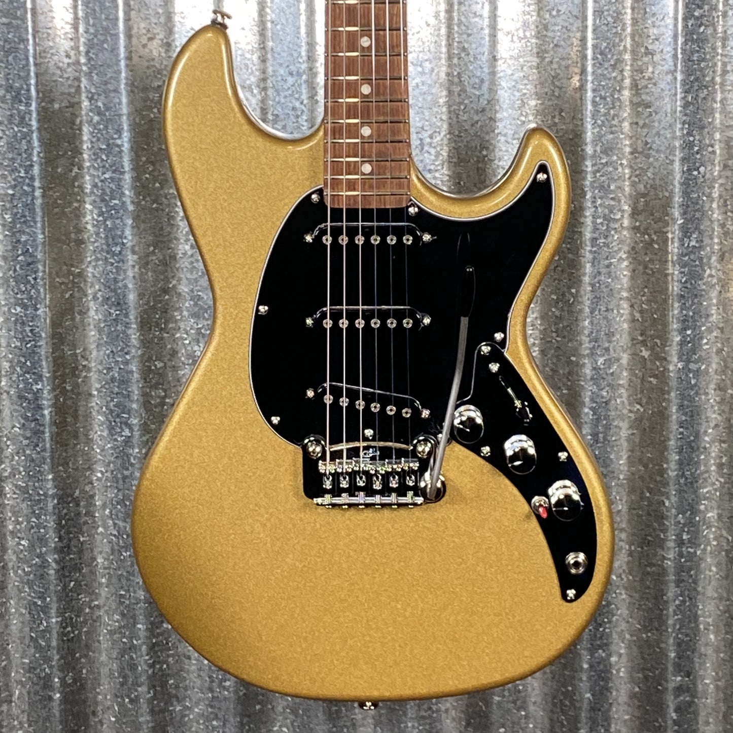 G&L USA CLF Research Skyhawk Pharaoh Gold Firemist Guitar & Bag #6121 Used