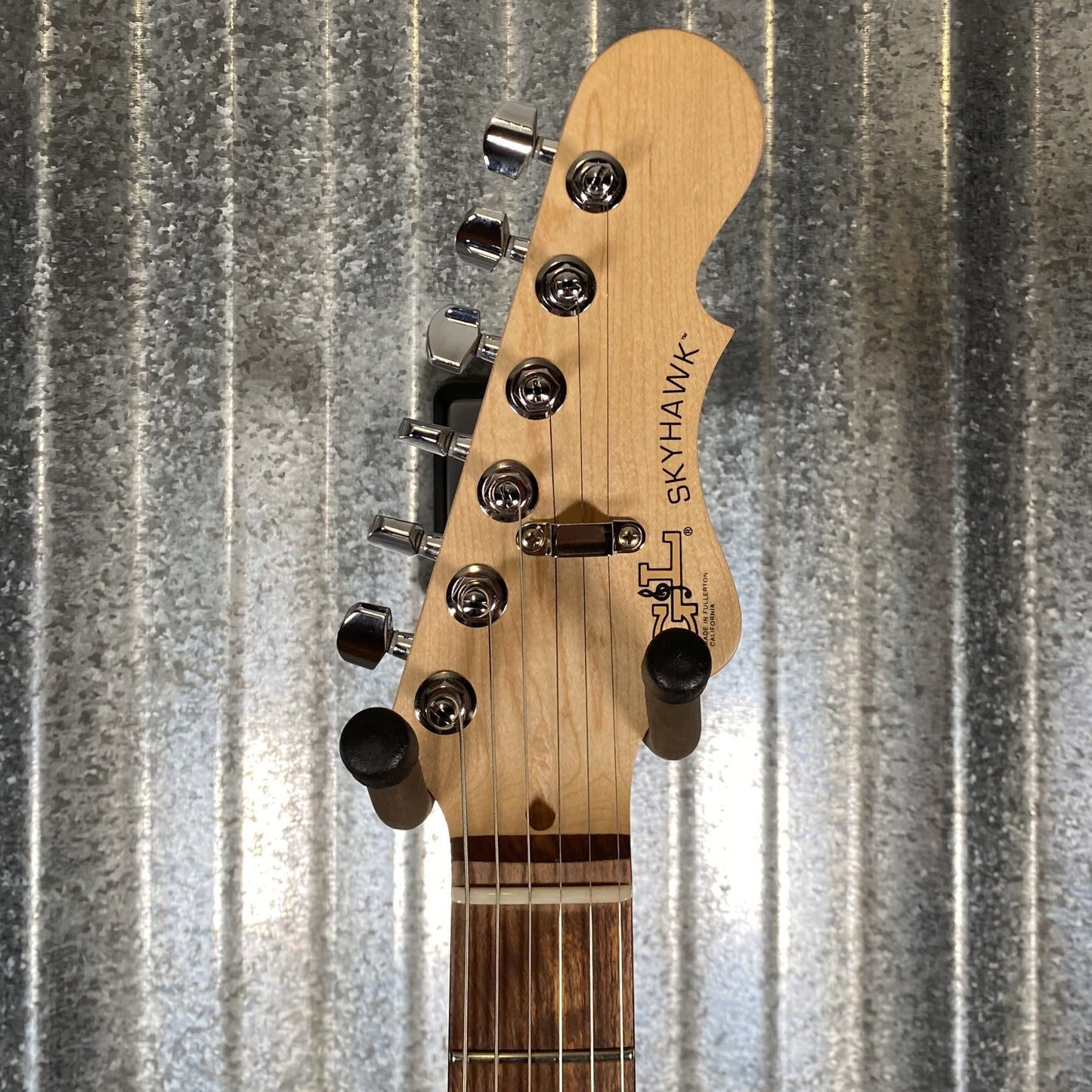 G&L USA CLF Research Skyhawk Pharaoh Gold Firemist Guitar & Bag #6121 Used