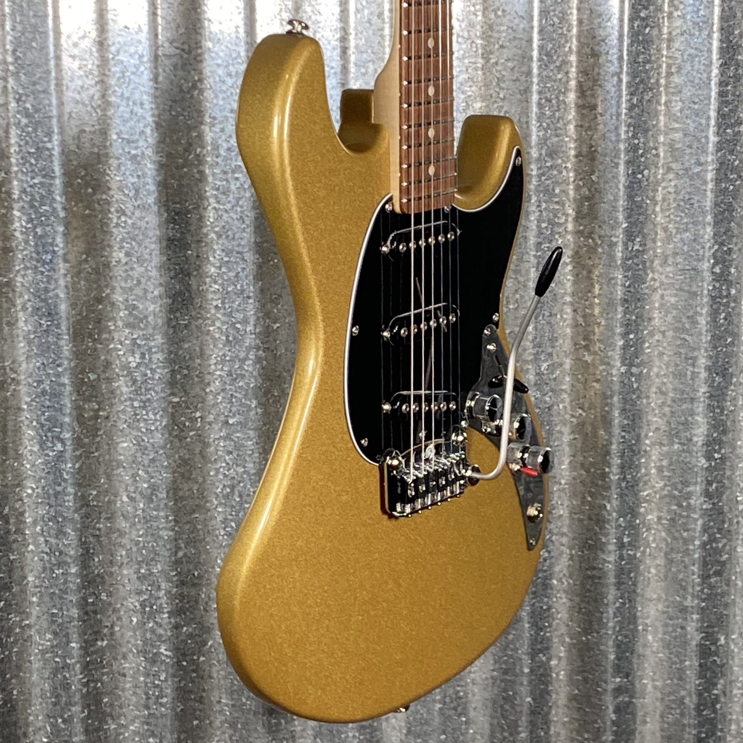 G&L USA CLF Research Skyhawk Pharaoh Gold Firemist Guitar & Bag #6121 Used