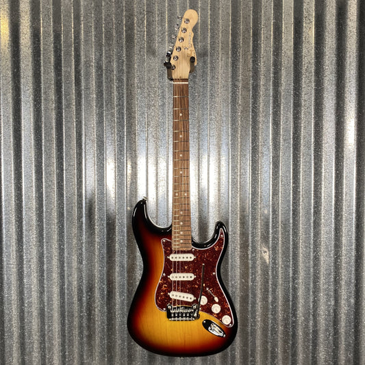 G&L USA BTO Legacy 3 Tone Sunburst Guitar & Bag #8204 Used
