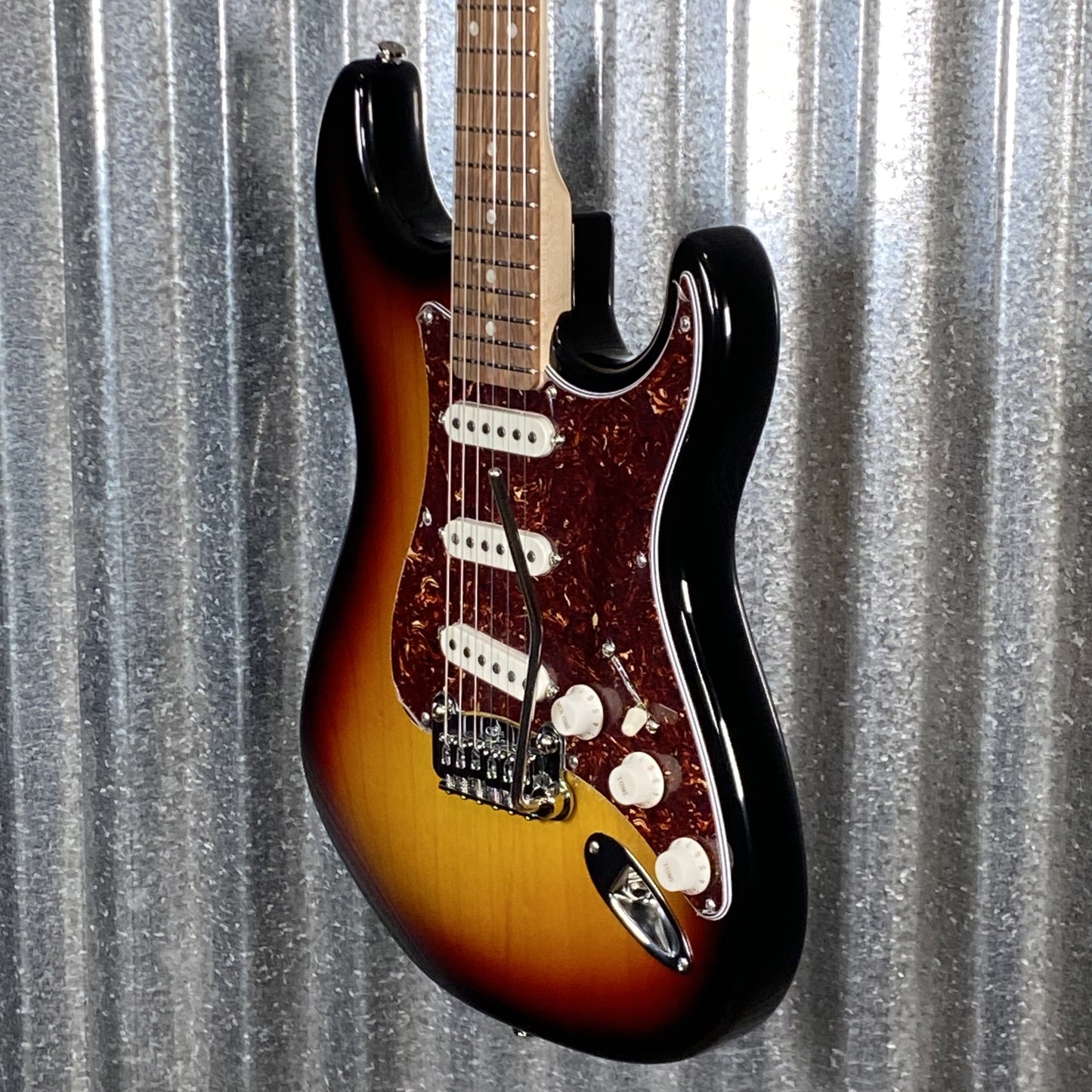 G&L USA BTO Legacy 3 Tone Sunburst Guitar & Bag #8204 Used