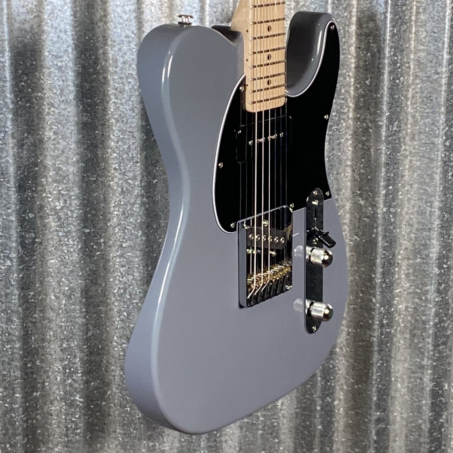 G&L USA Fullerton Deluxe ASAT Classic Bluesboy 90 Pearl Grey Guitar & Bag #8076 Used