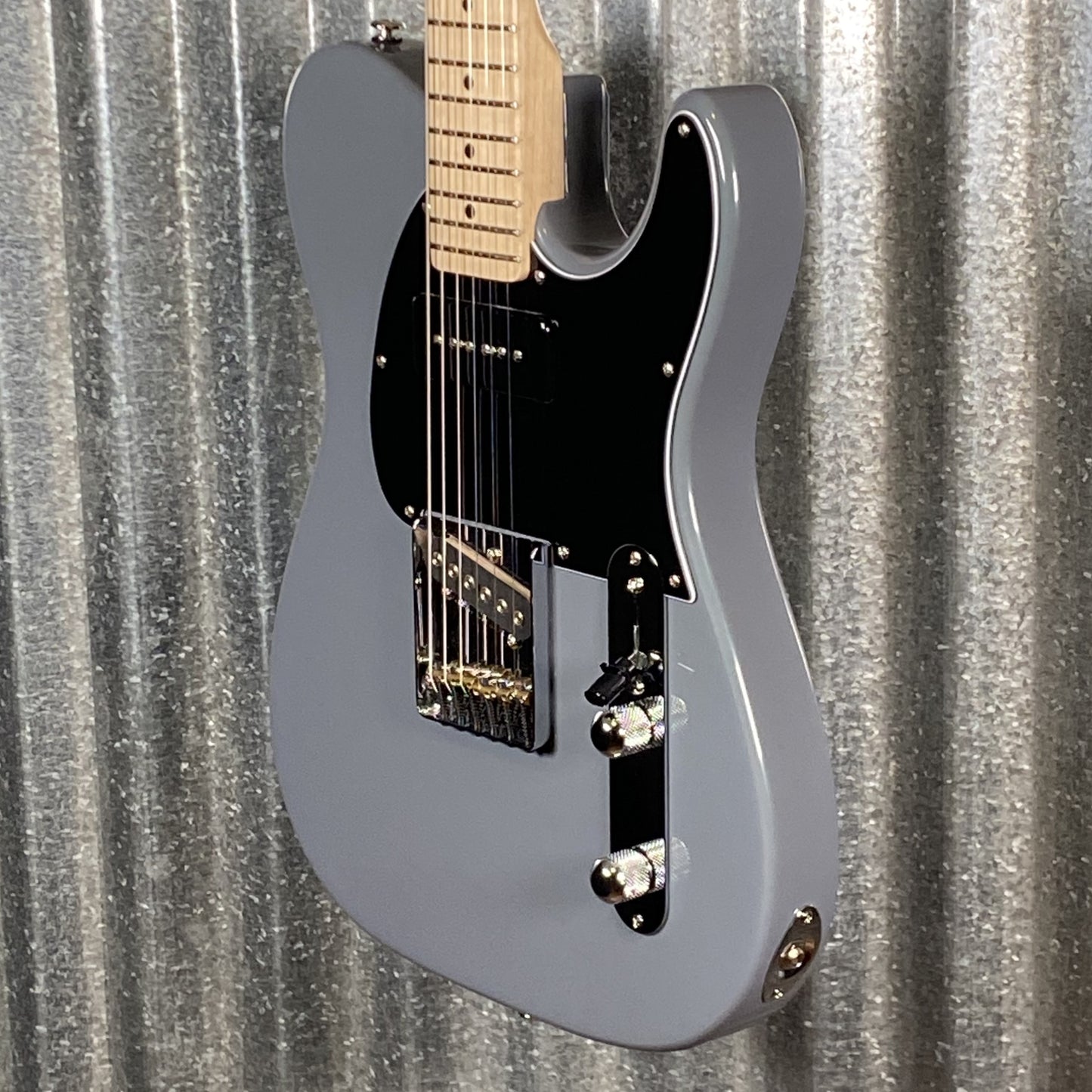 G&L USA Fullerton Deluxe ASAT Classic Bluesboy 90 Pearl Grey Guitar & Bag #8076 Used