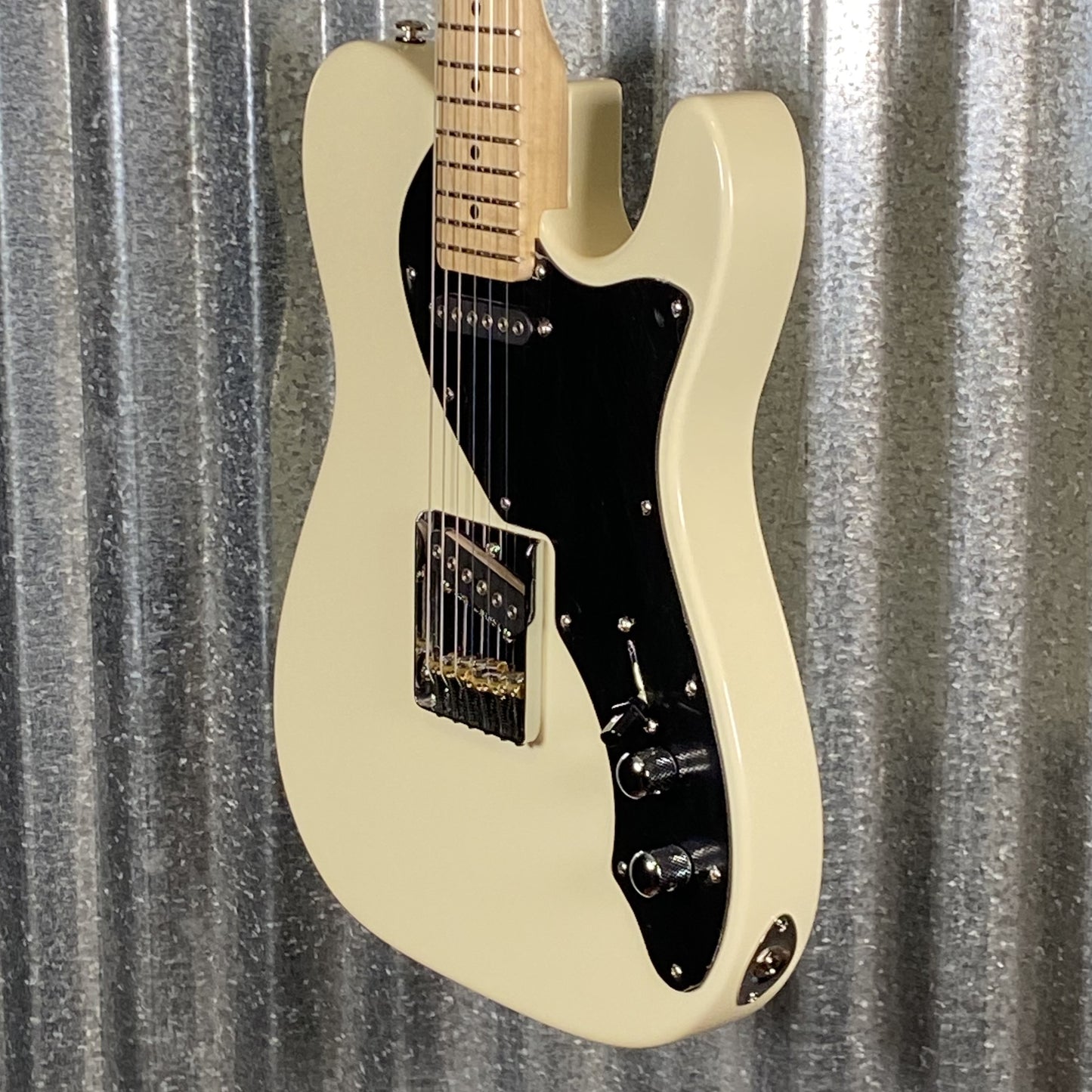 G&L USA Limited Edition ASAT Classic Thinline Semi Hollow Vintage White Guitar & Bag #7107 Used