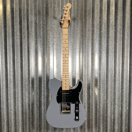 G&L USA Fullerton Deluxe ASAT Classic Bluesboy 90 Pearl Grey Guitar & Bag #8099 Used