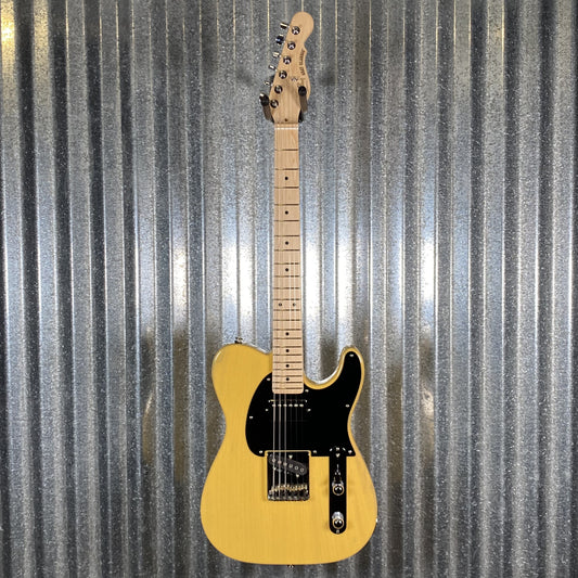 G&L USA Fullerton Deluxe ASAT Classic Bluesboy Butterscotch Blonde Guitar & Bag #1079 Used