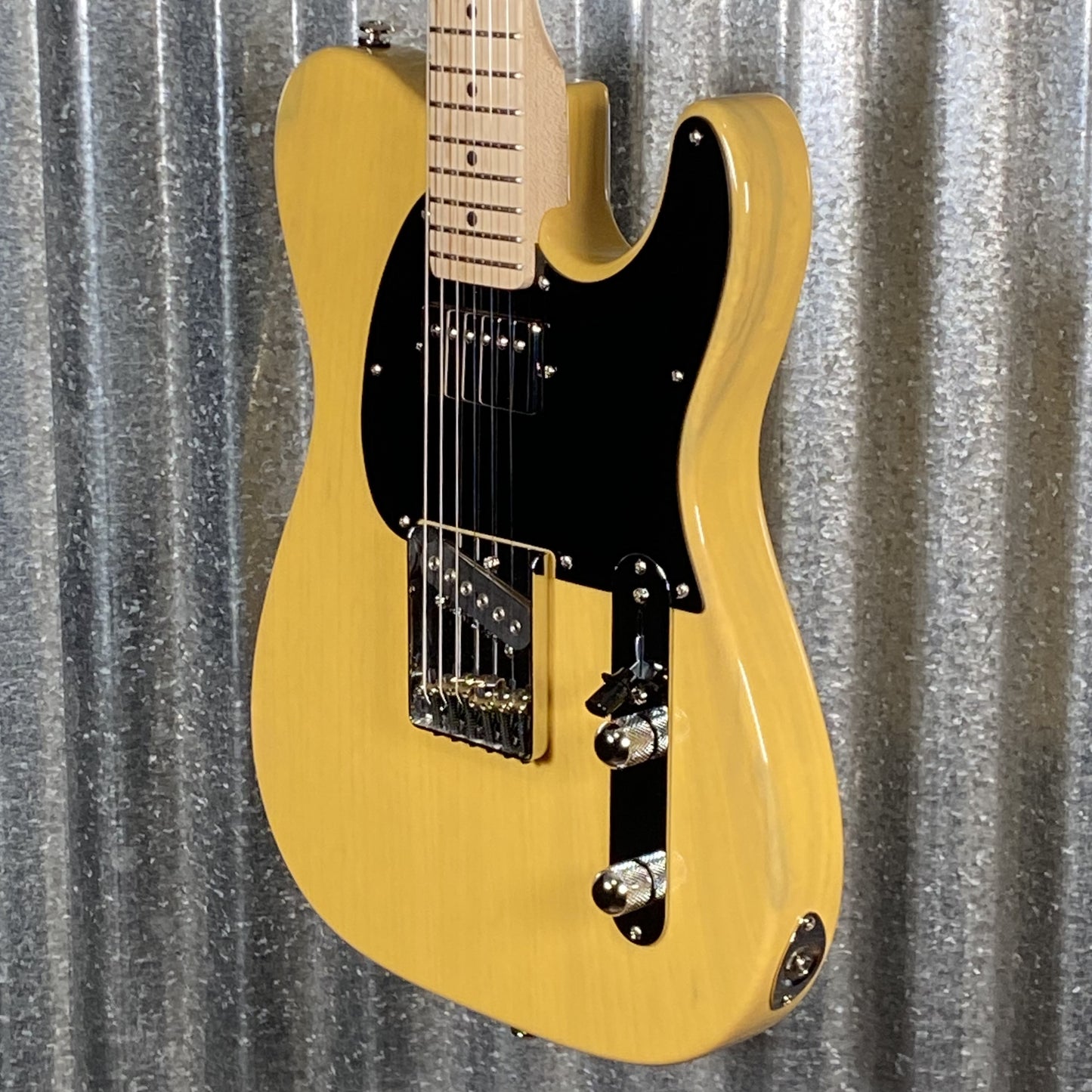 G&L USA Fullerton Deluxe ASAT Classic Bluesboy Butterscotch Blonde Guitar & Bag #1079 Used