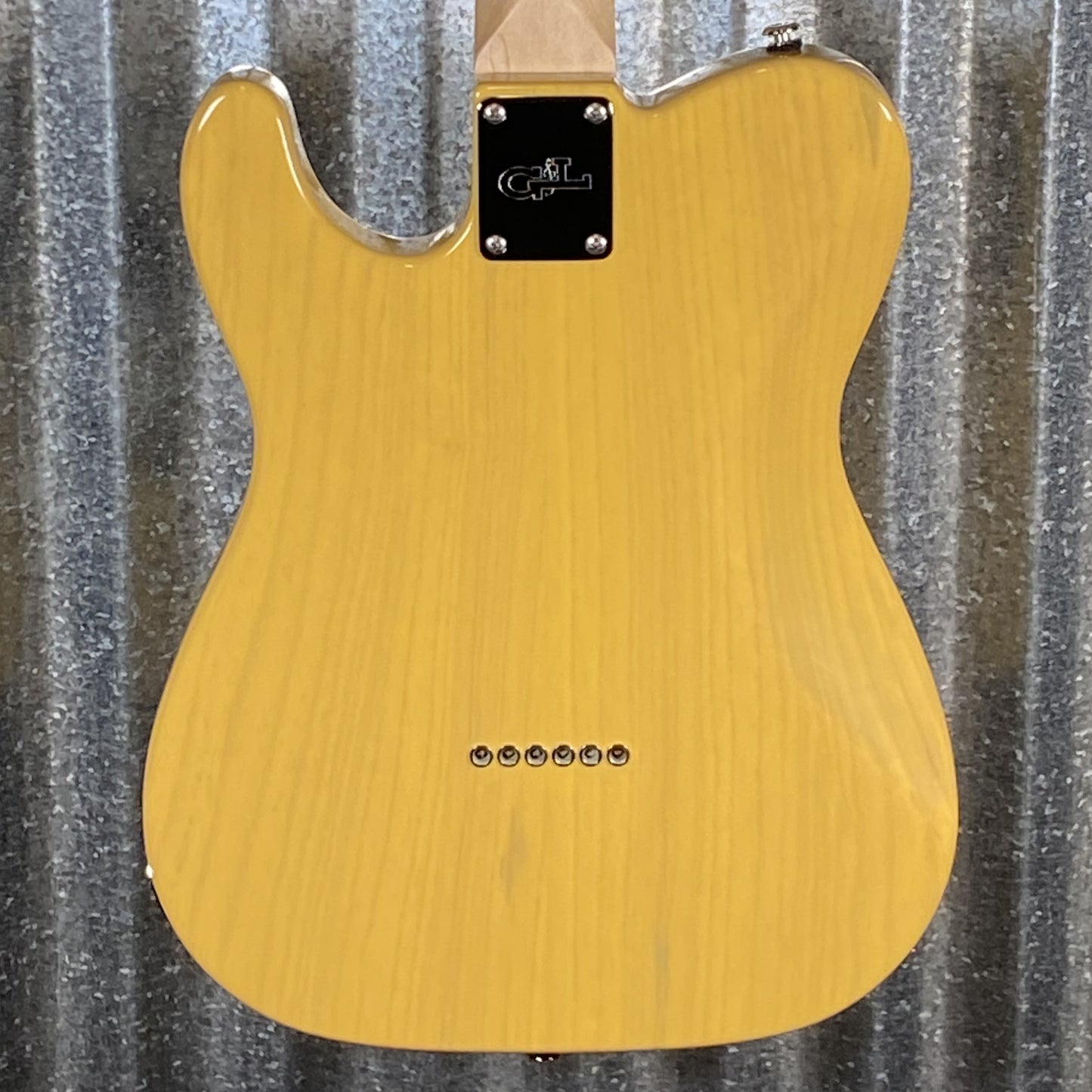 G&L USA Fullerton Deluxe ASAT Classic Bluesboy Butterscotch Blonde Guitar & Bag #1079 Used
