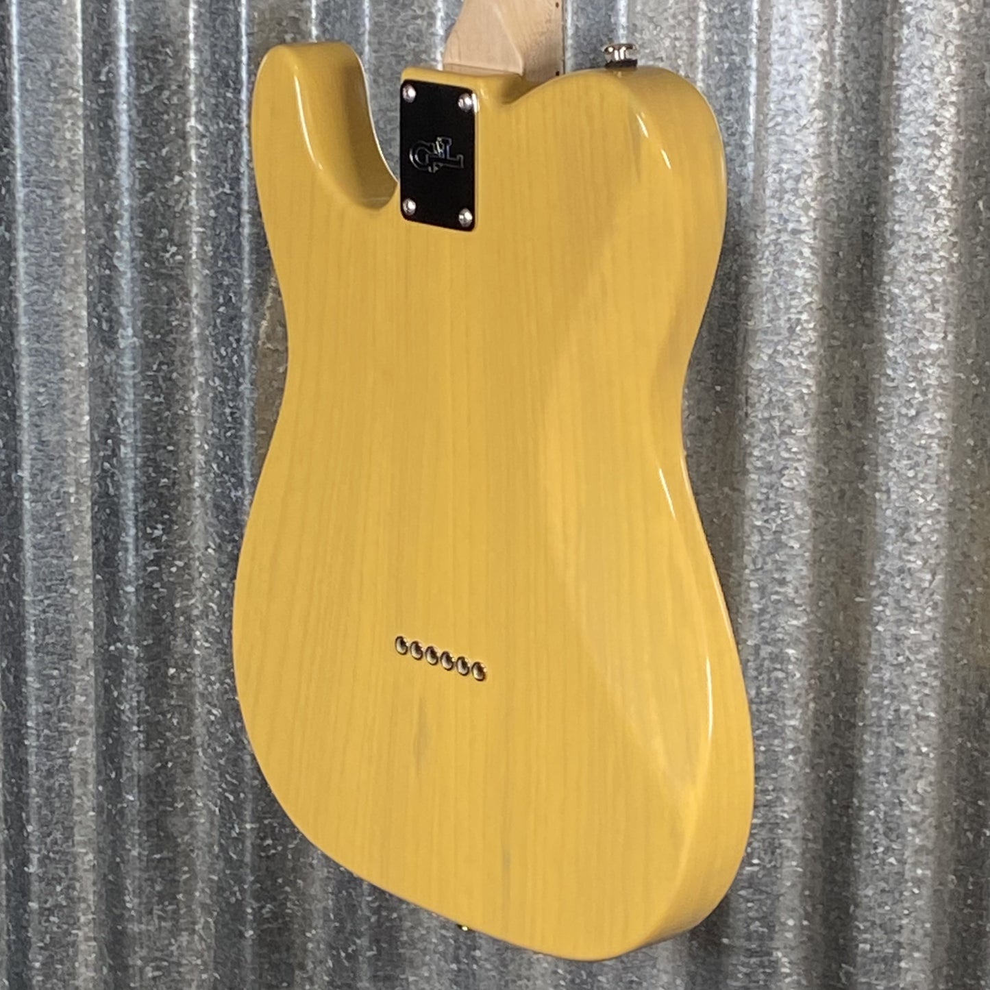 G&L USA Fullerton Deluxe ASAT Classic Bluesboy Butterscotch Blonde Guitar & Bag #1079 Used