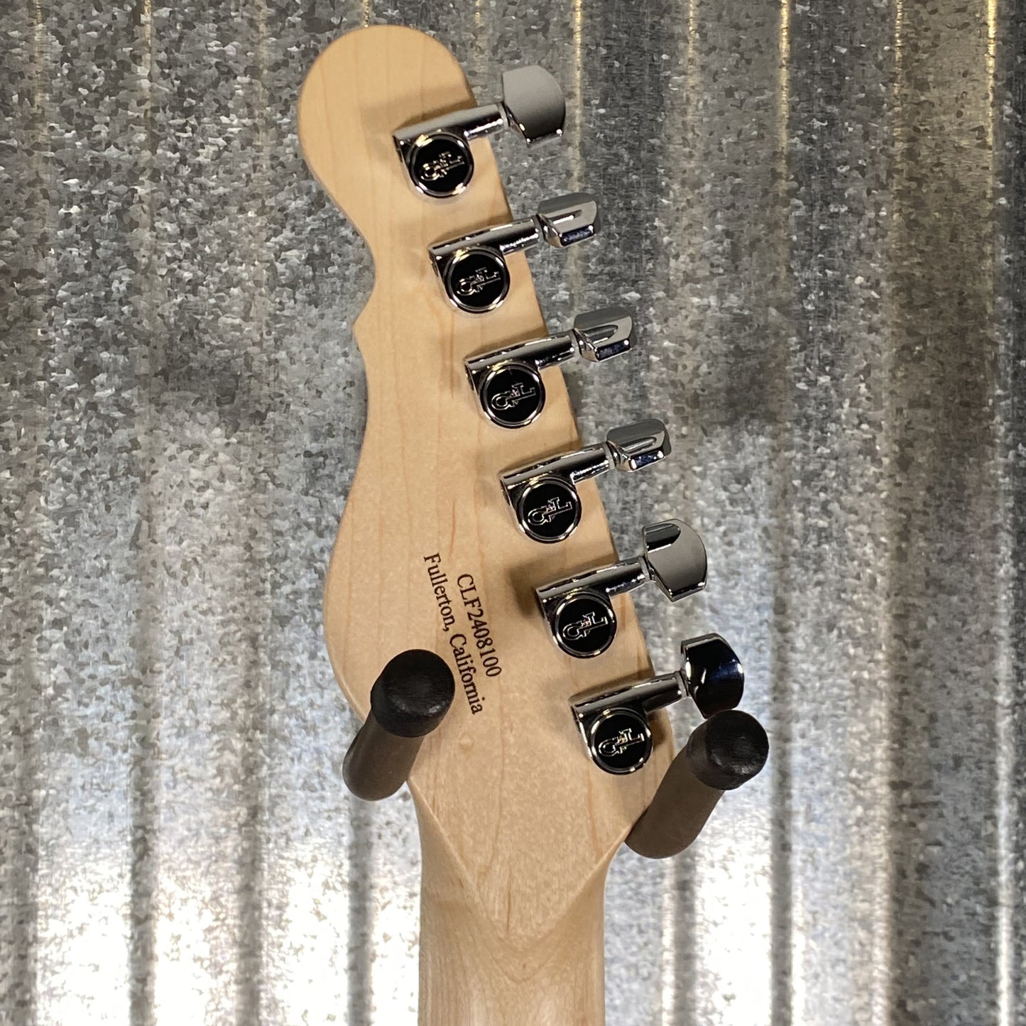 G&L USA Fullerton Deluxe ASAT Classic Bluesboy 90 Shoreline Gold Guitar & Bag #8100 Used