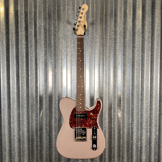 G&L USA Fullerton Deluxe ASAT Classic Bluesboy 90 Shoreline Gold Guitar & Bag #8100 Used