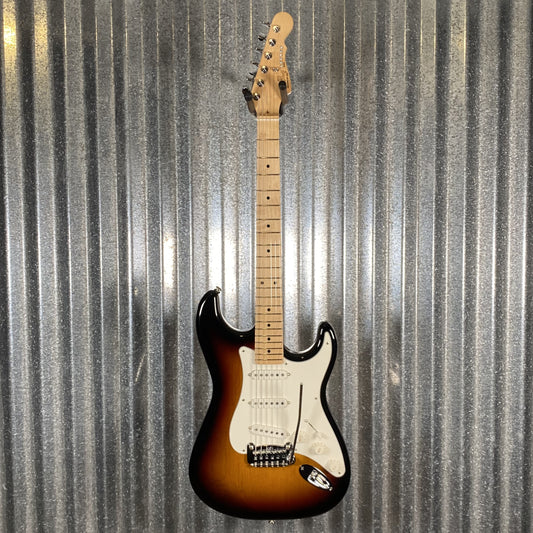 G&L USA Fullerton Deluxe Legacy 3 Tone Sunburst Guitar & Bag #2072 Used