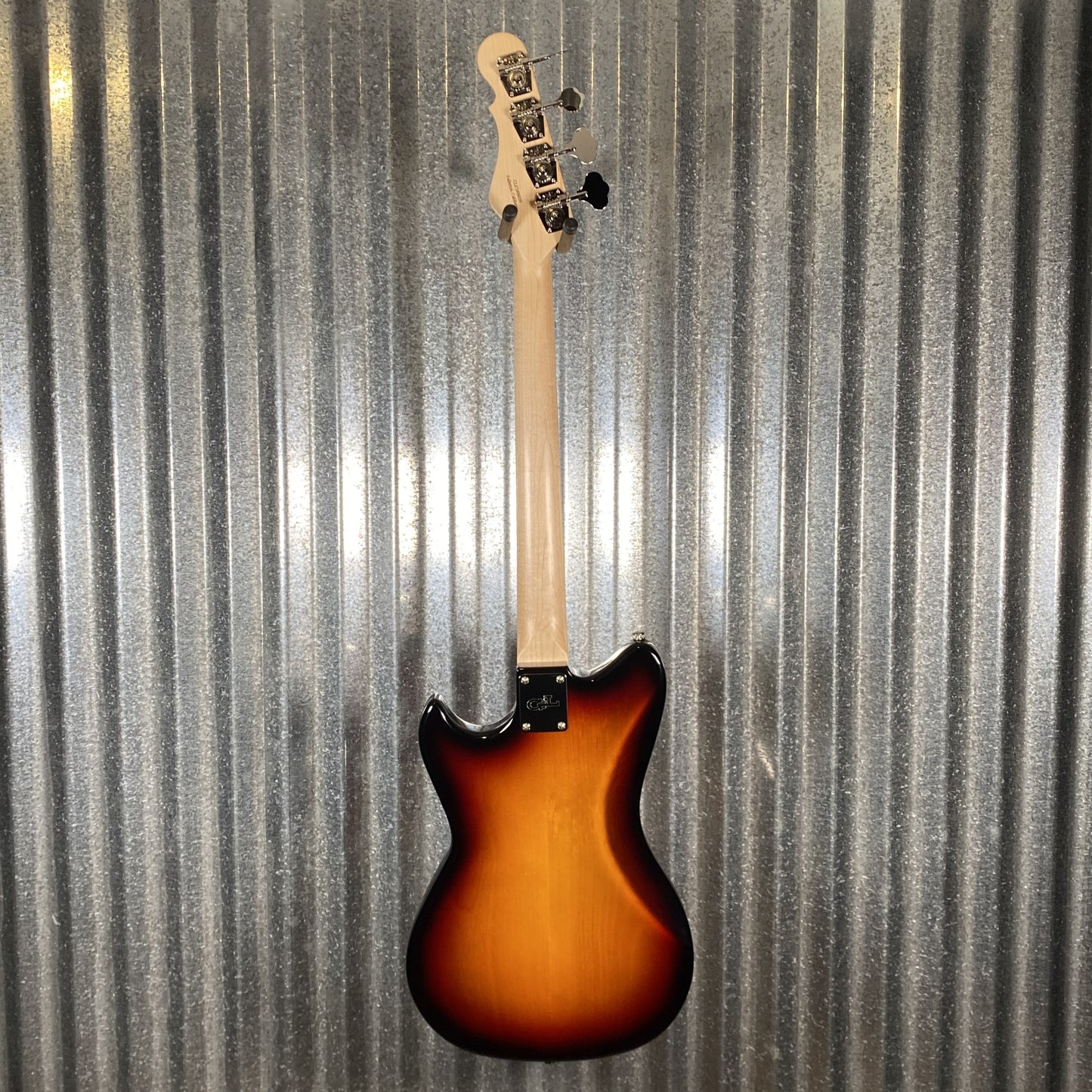 G&L USA Fullerton Deluxe Fallout Bass 3 Tone Sunburst Short Scale & Bag #6039 Used