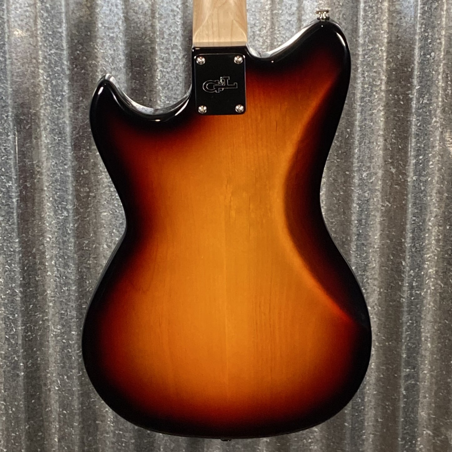 G&L USA Fullerton Deluxe Fallout Bass 3 Tone Sunburst Short Scale & Bag #6039 Used
