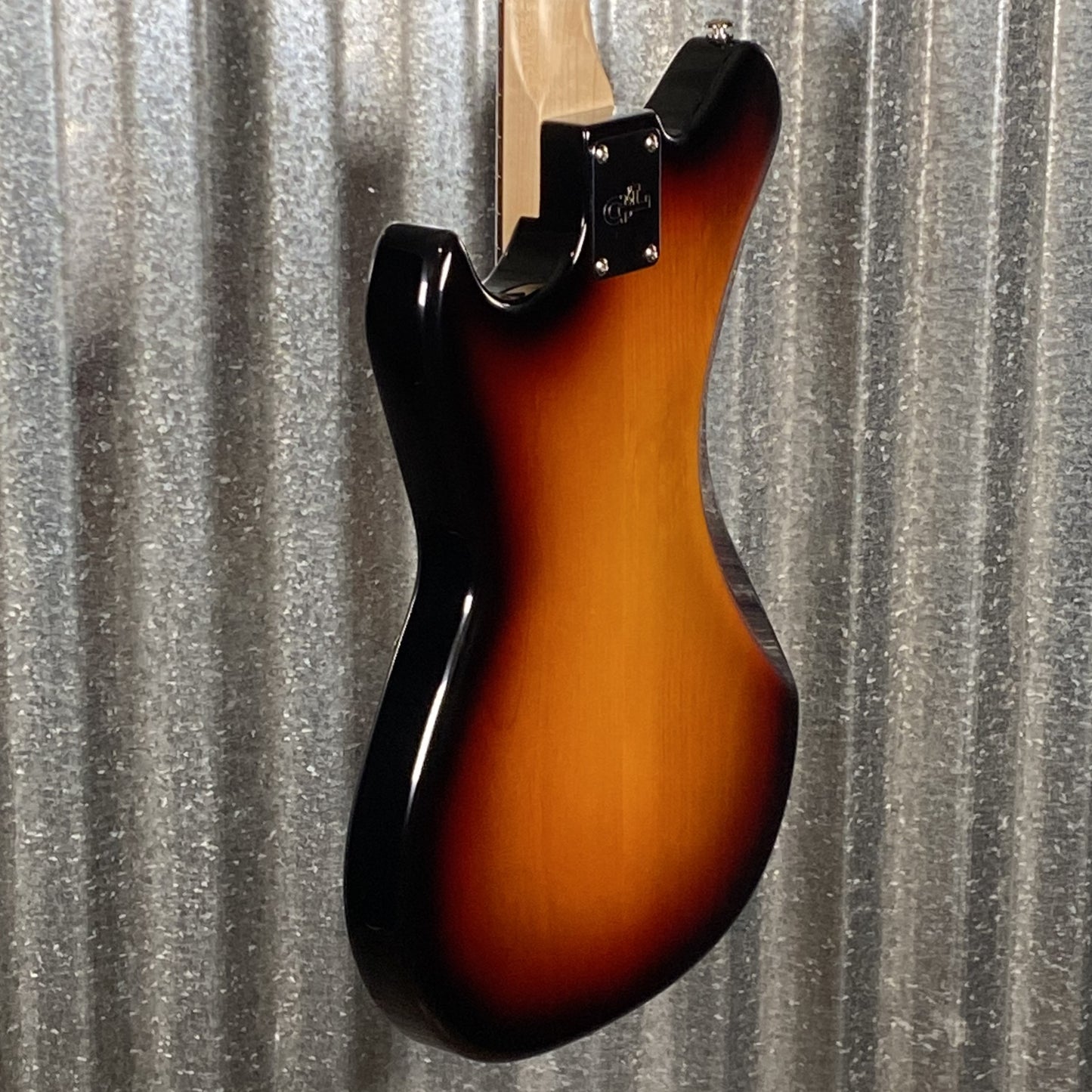 G&L USA Fullerton Deluxe Fallout Bass 3 Tone Sunburst Short Scale & Bag #6039 Used
