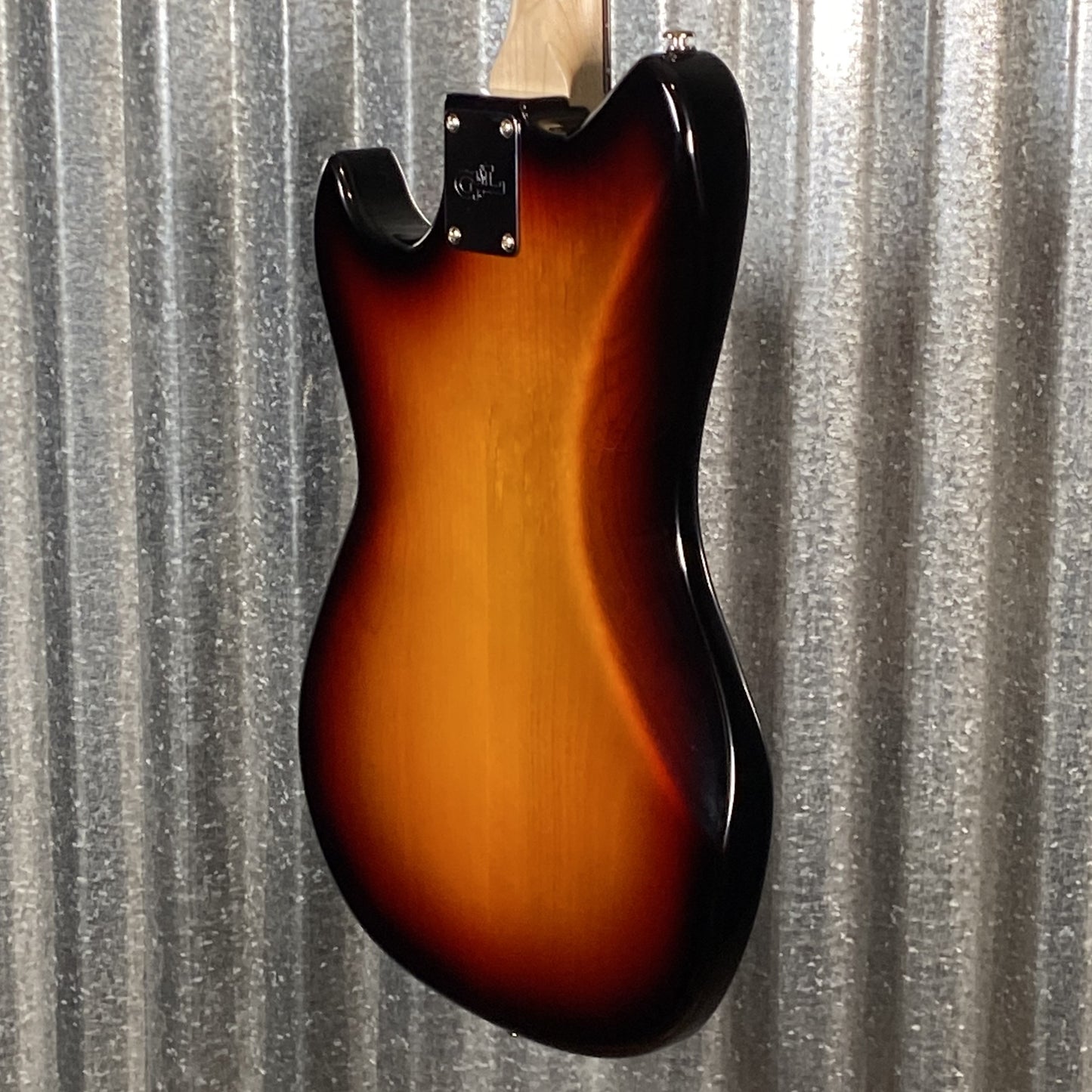 G&L USA Fullerton Deluxe Fallout Bass 3 Tone Sunburst Short Scale & Bag #6039 Used