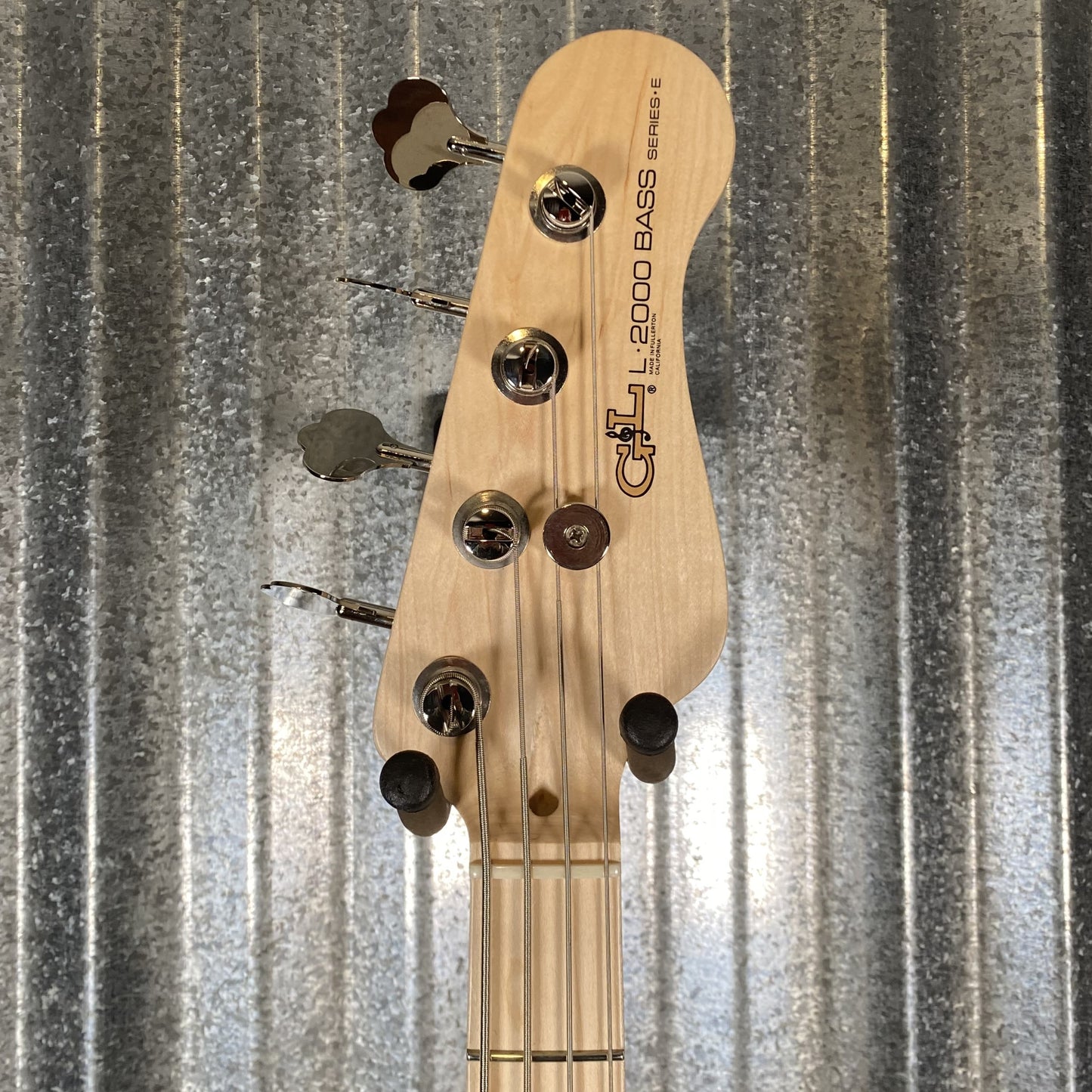 G&L USA CLF Research L-2000 Pharaoh Gold 4 String Bass & Bag L2000 #1187 Used
