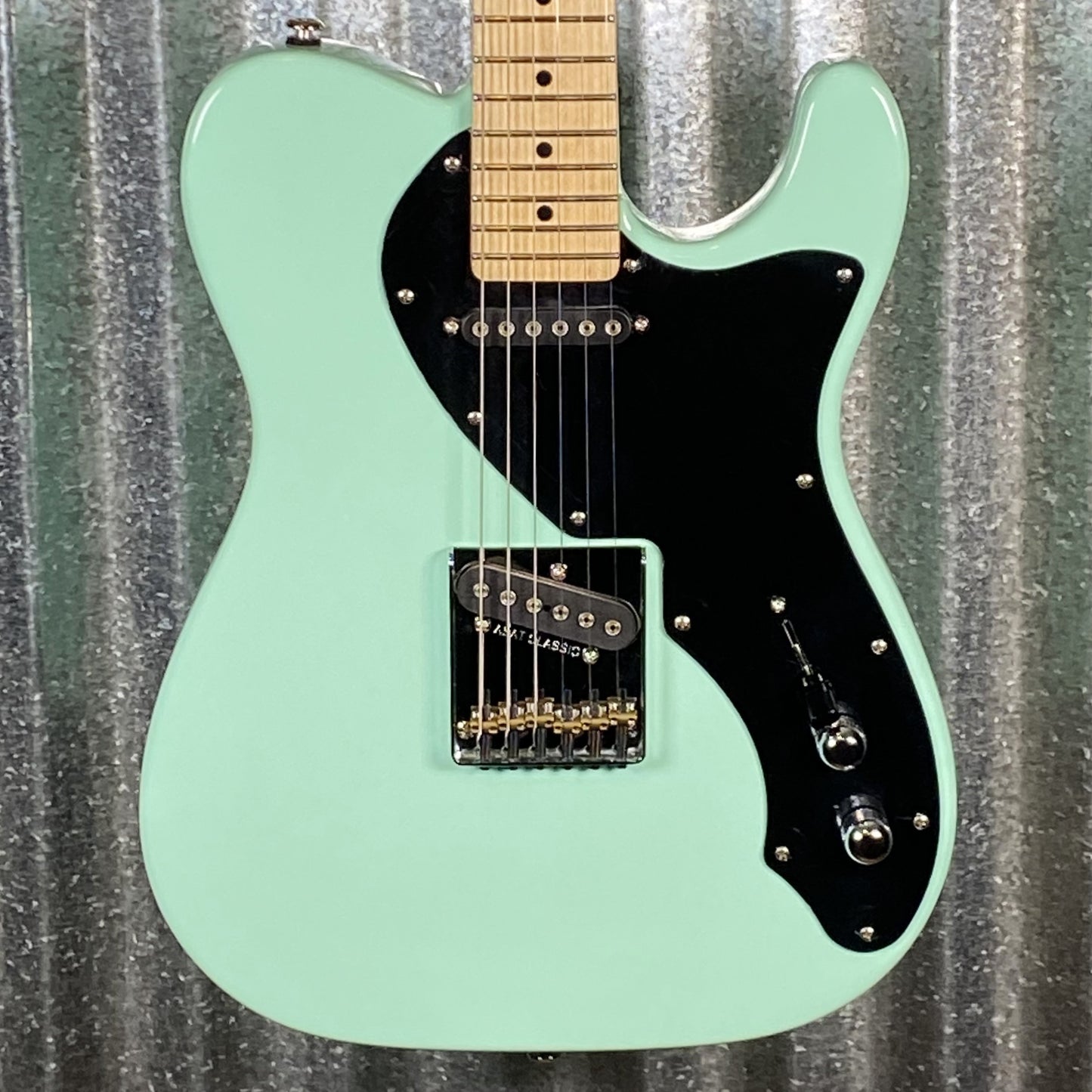 G&L USA Limited Edition ASAT Classic Thinline Semi Hollow Surf Green Guitar & Bag #8041 Used