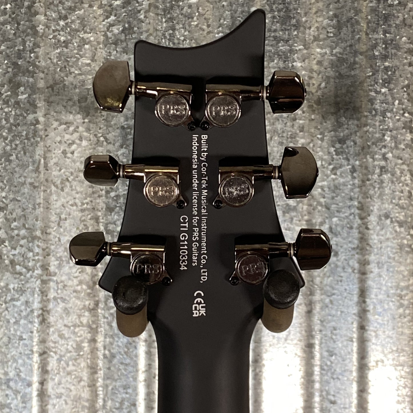 PRS Paul Reed Smith SE Exotic Custom 24-08 Poplar Burl Charcoal Cherry Midnight Burst Guitar & Bag #0334