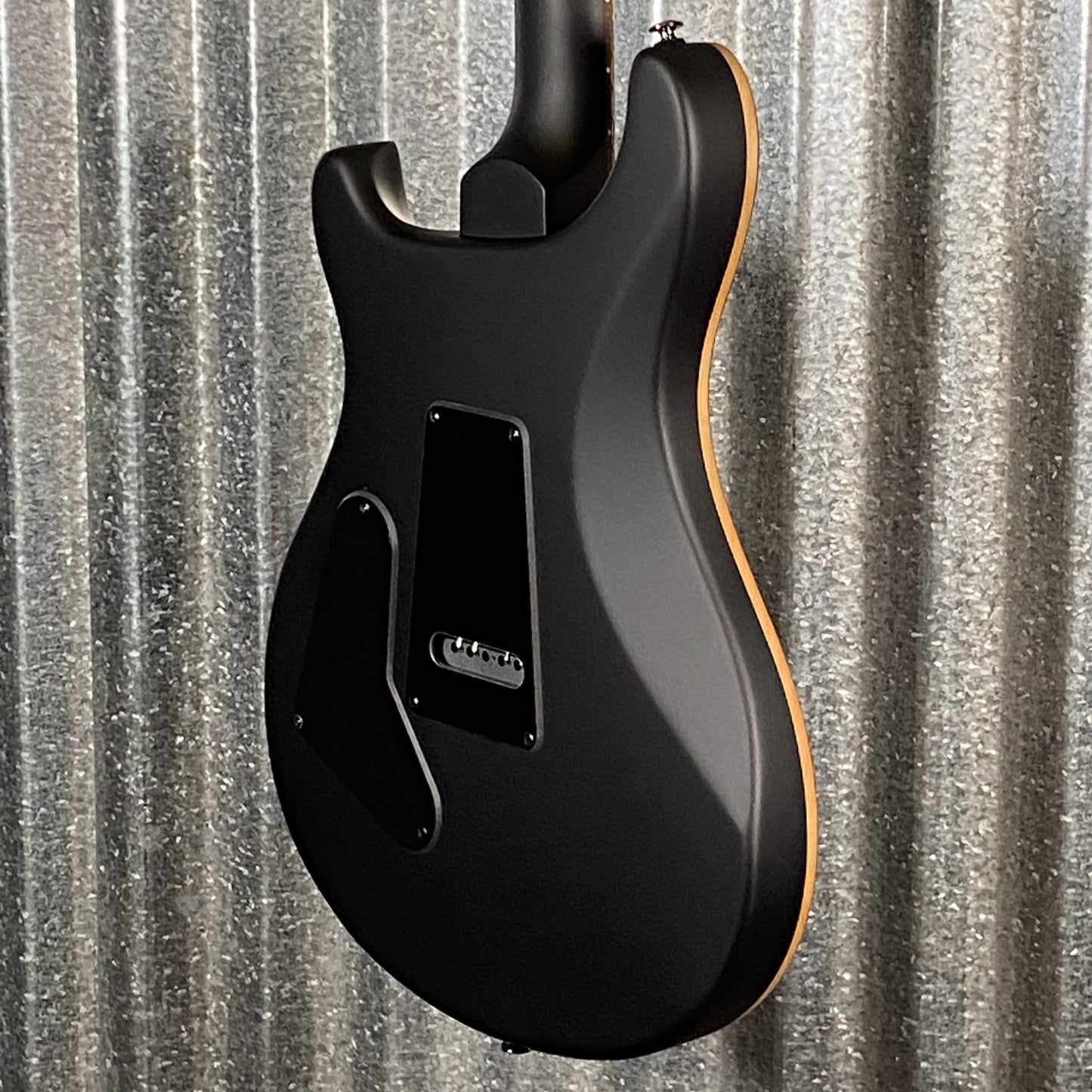 PRS Paul Reed Smith SE Exotic Custom 24-08 Poplar Burl Charcoal Cherry Midnight Burst Guitar & Bag #0334