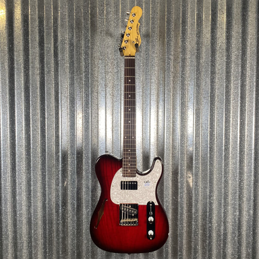G&L Tribute ASAT Classic Bluesboy Semi Hollow Body Redburst Guitar #2228 Used